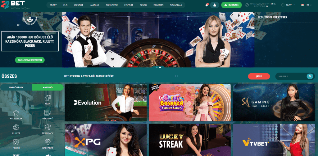 22bet Startseite