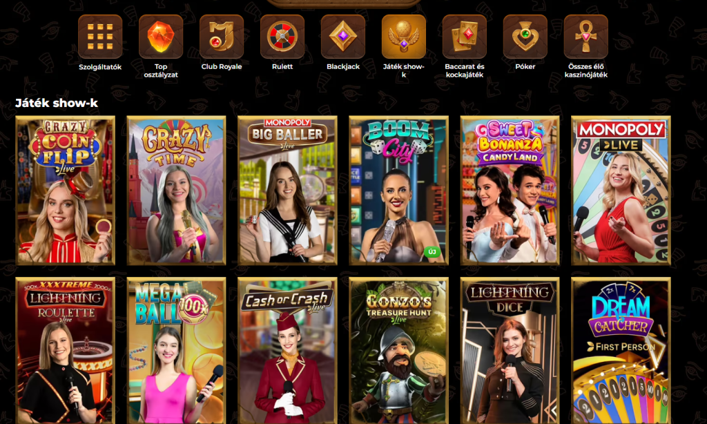 AmunRa Live-Spiele