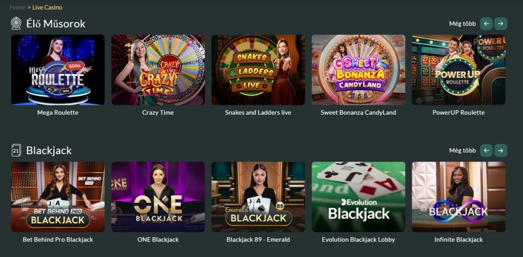 Lemon Casino Live-Spiele
