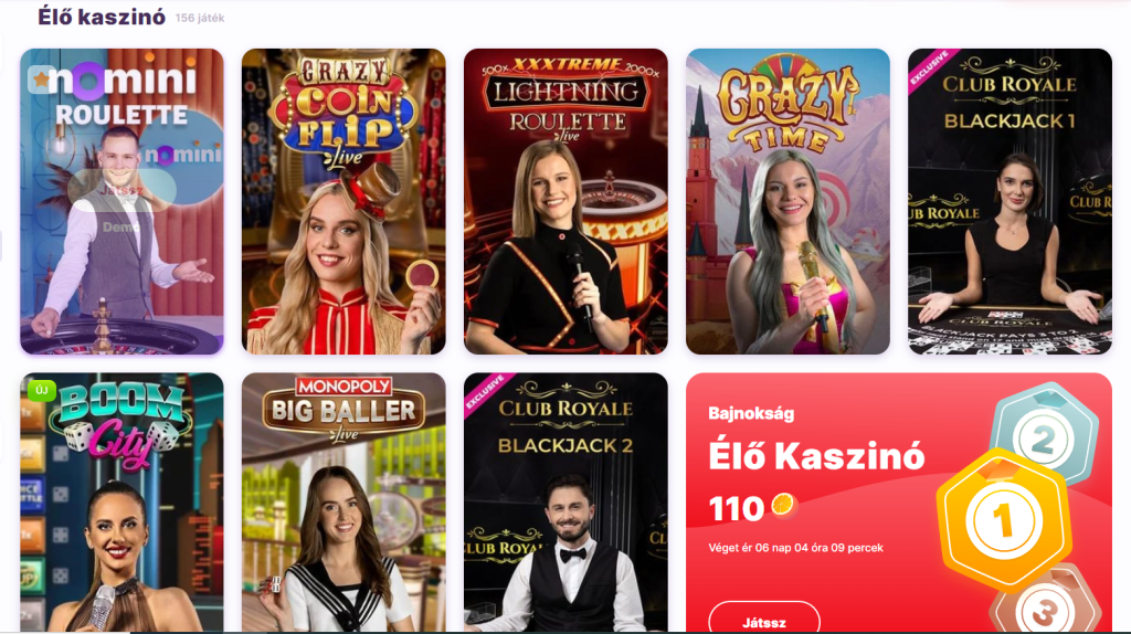 Nomini Live-Spiele
