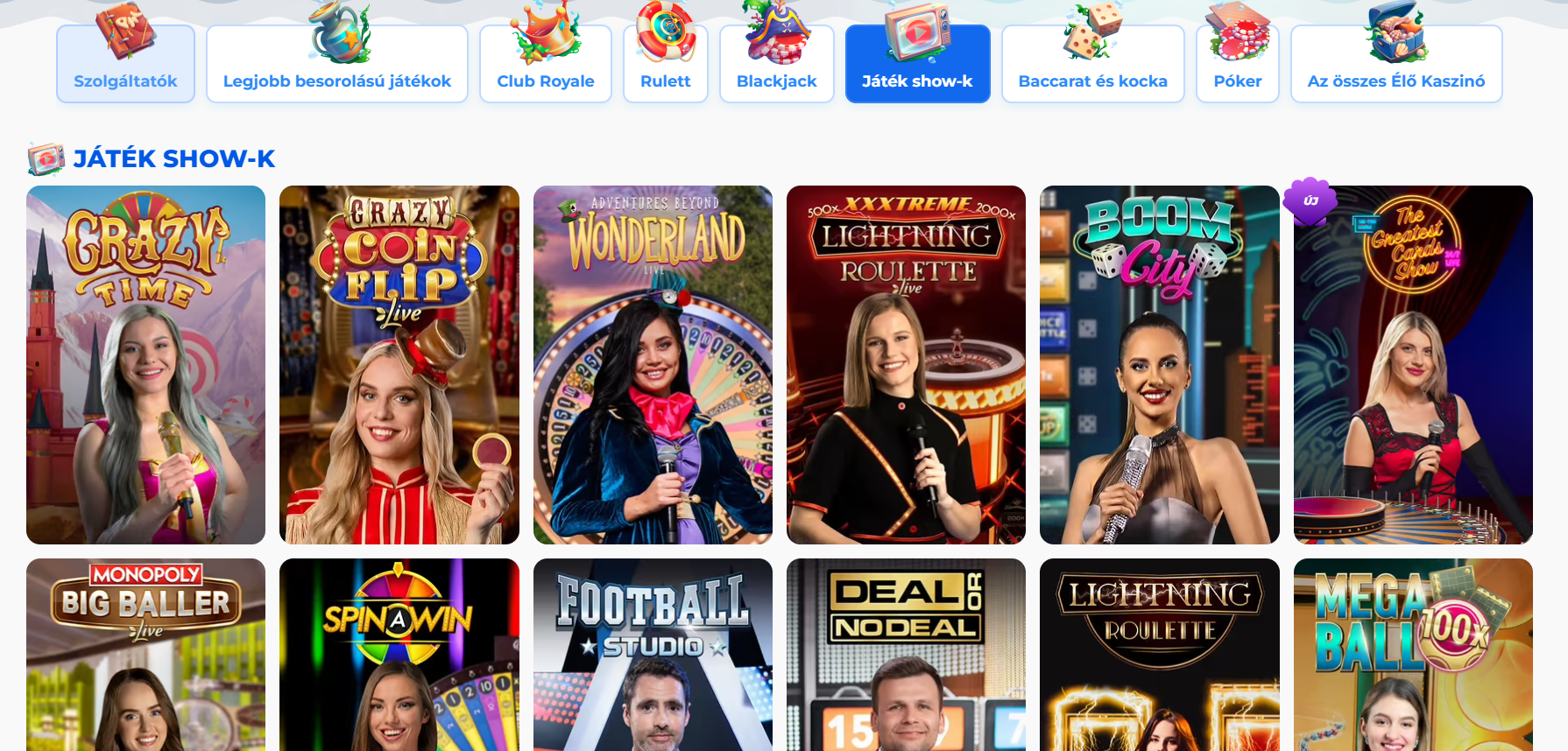 Posido Live-Spiele