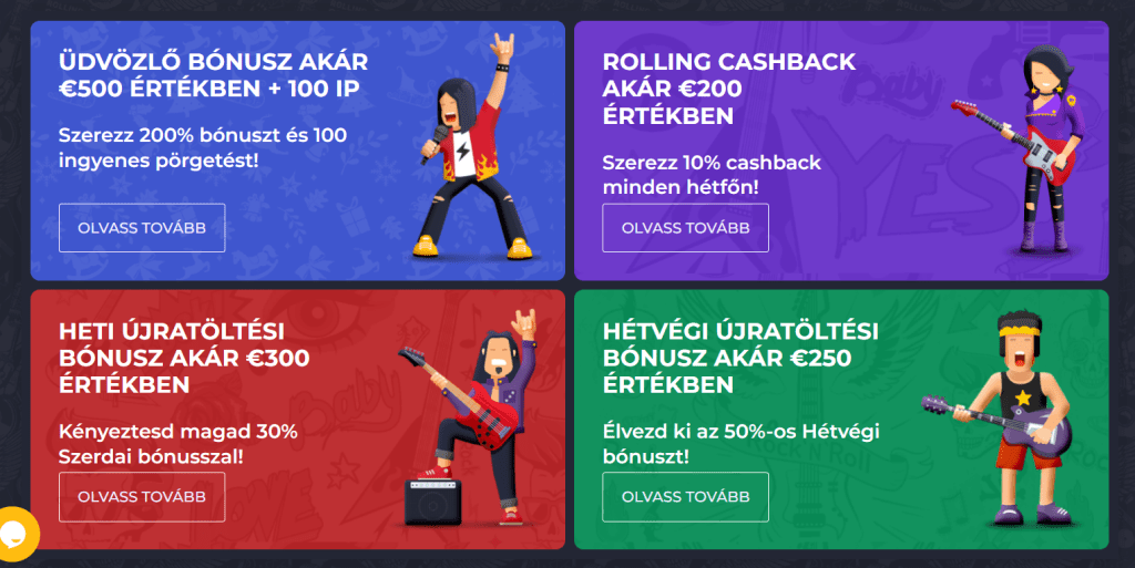 Rolling Slots Boni