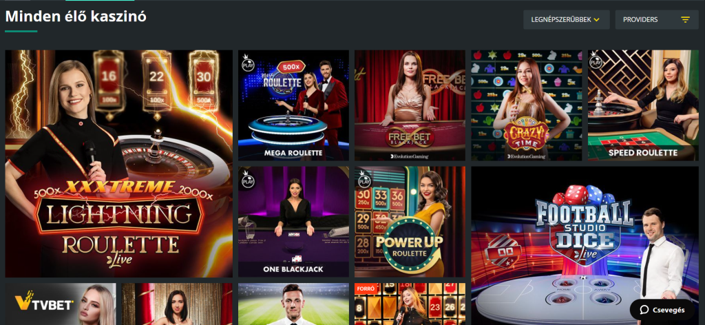 1bet Live-Spiele