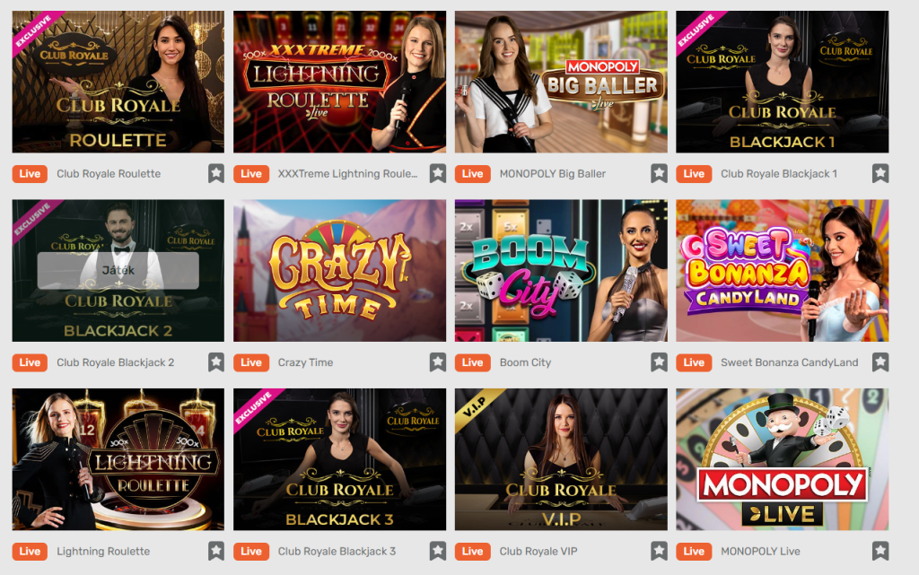 CampoBet Live-Spiele