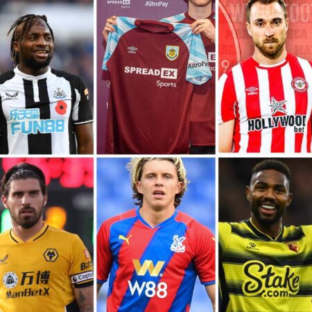 Kaszinó szponzorok a Premier League csapatoknál