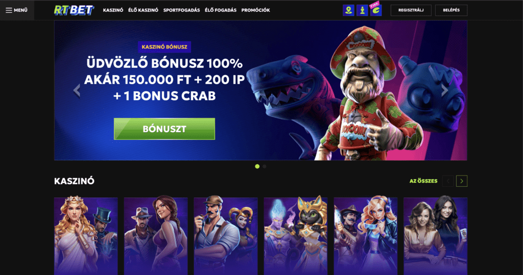 RTBet Startseite