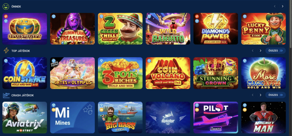 Mostbet Spielautomaten