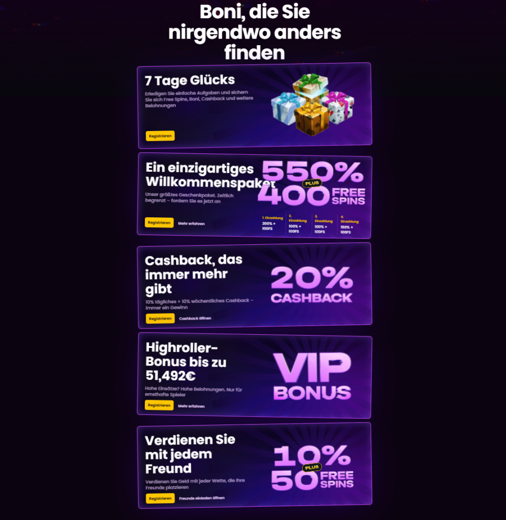 iWild Casino Bonusangebote