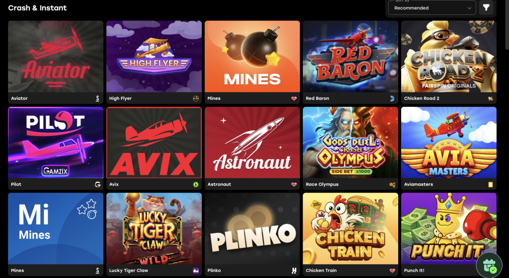 Casino Crash Spiele