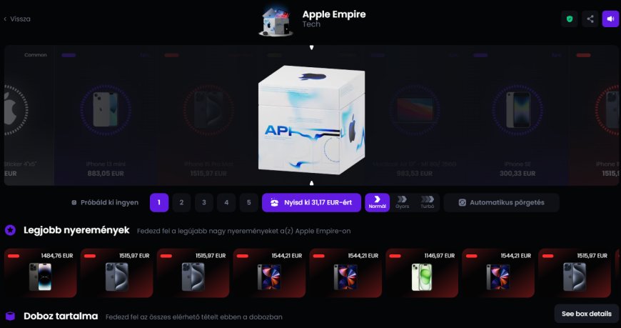EmpireDrop – Kiste öffnen