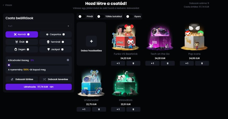 EmpireDrop – Battle erstellen
