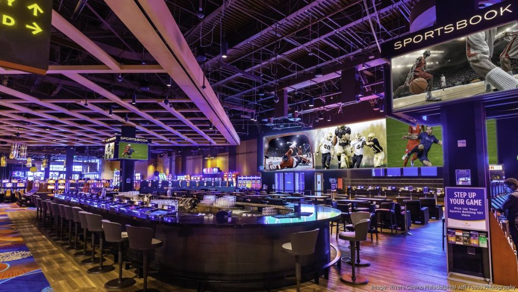 Sportwettenbereich in einem Casino