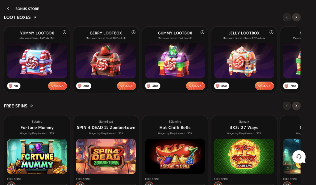 Live-Casino-Bereich von Iris Casino