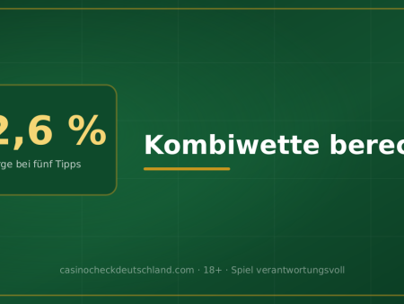 Kombiwette berechnen: warum fünf Tipps nicht fünfmal besser sind