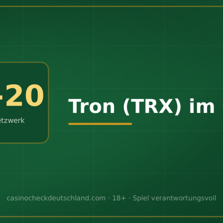 Tron (TRX) im Casino: das Netzwerk, das die meisten nutzen, ohne es zu merken